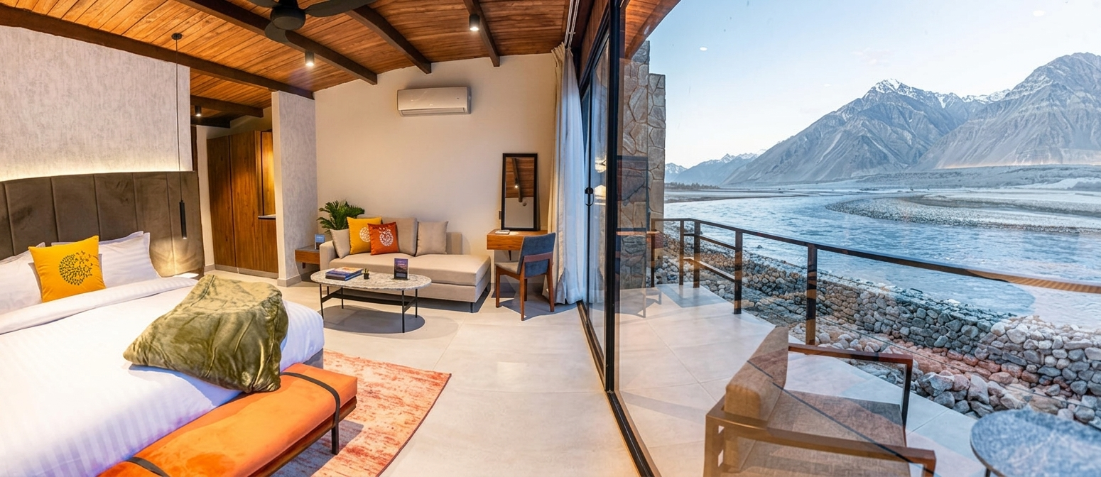 luxury room in skardu